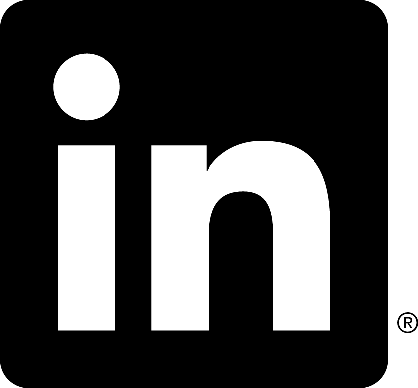 LinkedIn icon black